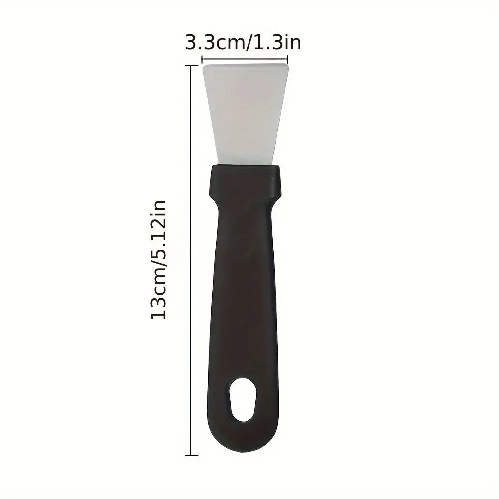 2pcs Cleaning Scraper, Stainless Steel Defrosting Tool, Refrigerator Defrosting, Kitchen Bottom Shovel, Freezer Scraper