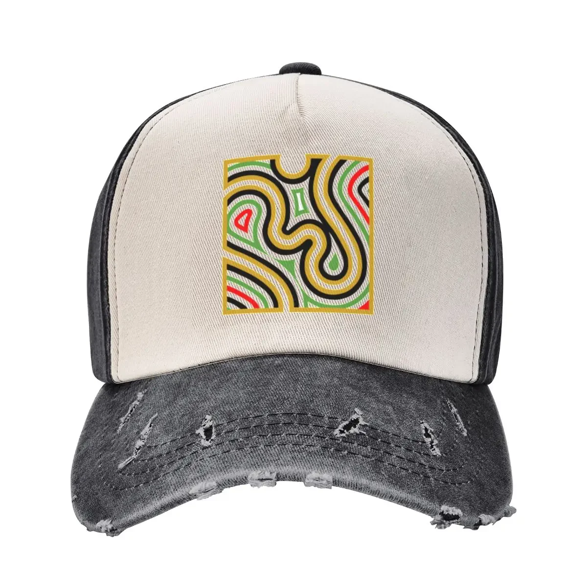 Africa 2 - green Baseball Cap Anime Hat Vintage Trucker Hat Women Hats Men's