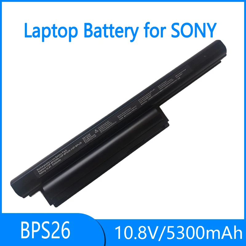 

BPS26 Laptop Battery for Sony VAIO VGP-BPS26 VGP-BPL26 PCG-61A14L PCG-71713L PCG-71912L VGP-BPS26A PCG-61A12L PCG-61A13L