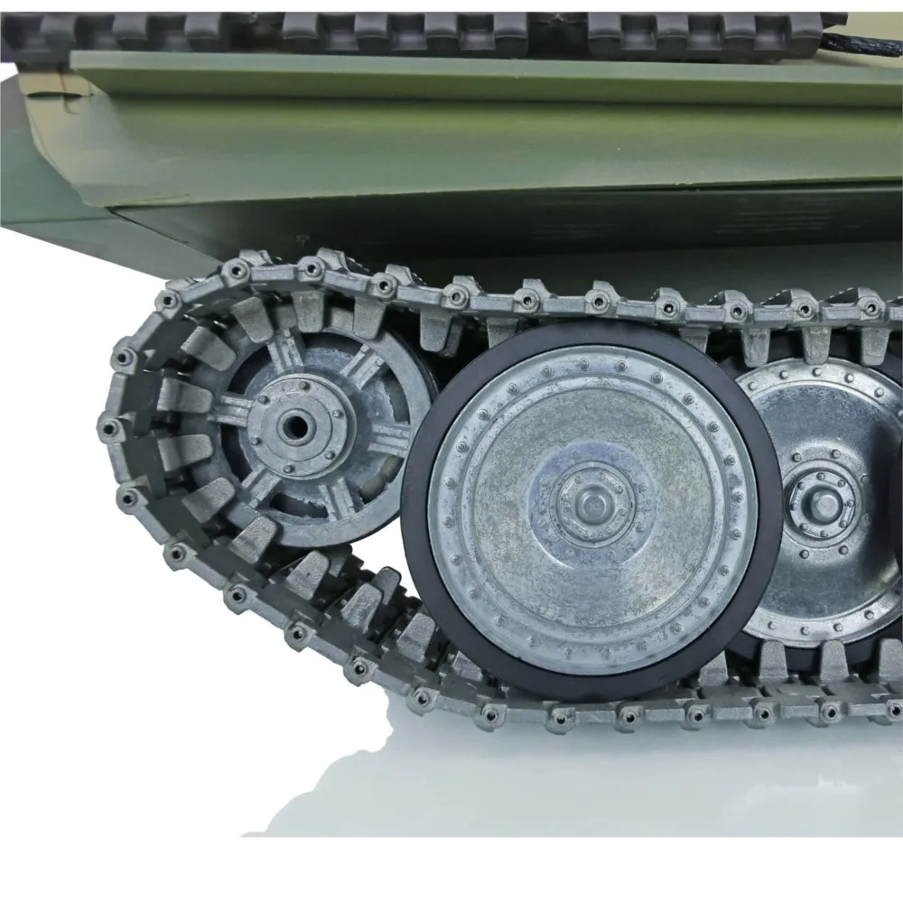 HENG LONG 1/16 RTR RC Tank 3879 7.0 Customized Panther G Metal Tracks Wheels Telescoping Remote Control Tank Panzer Model Toys