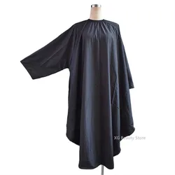 1PC 145*165cm Black White Haircut Apron Salon Hairdressing Cloth Gown Wrap Professional Long Sleeve Waterproof Hair Cutting Cape