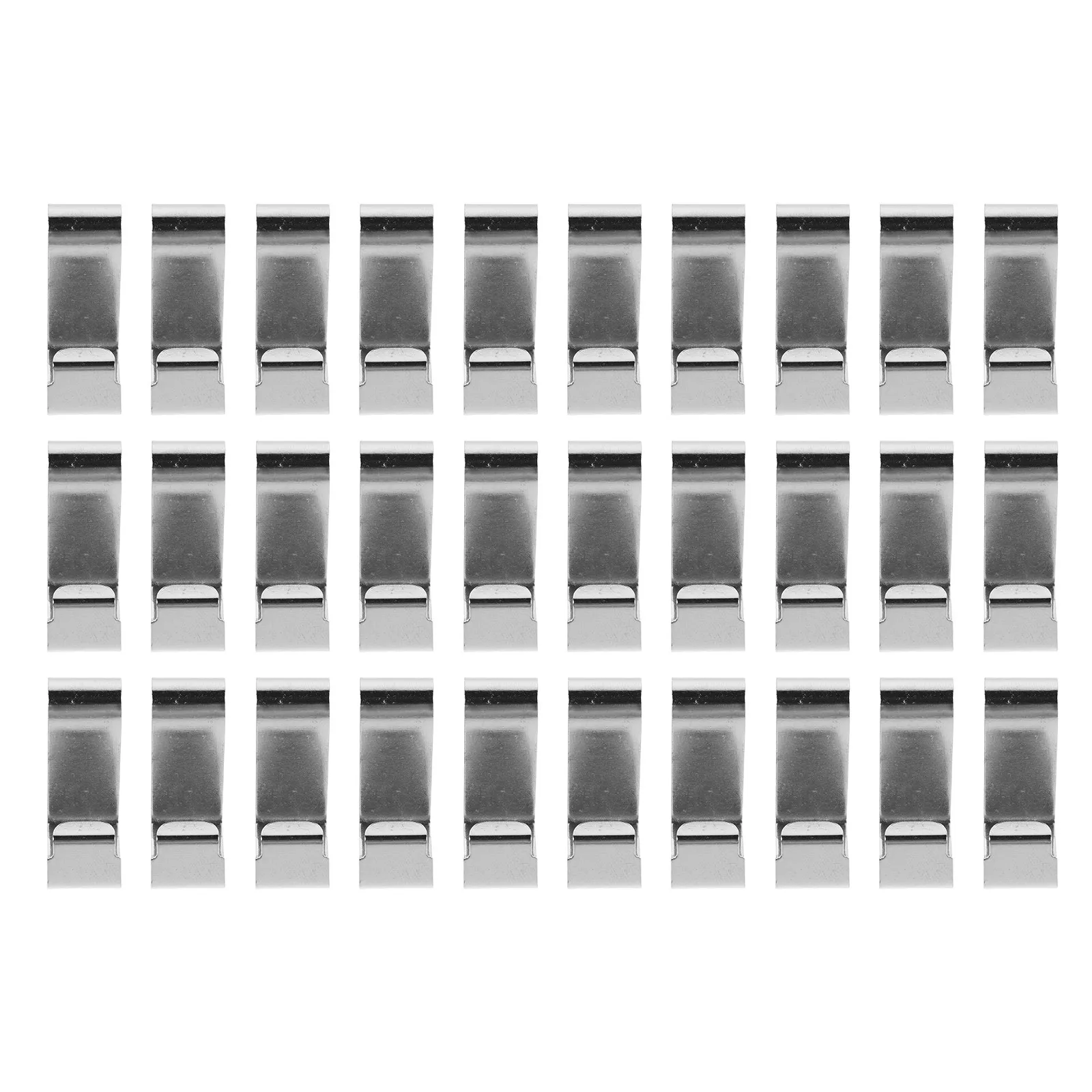 30Pcs Outdoor Light Clips Stainless Steel Rope Light Gutter Clips Heavy Duty Wind Resistant Waterproof for Patio Fences String