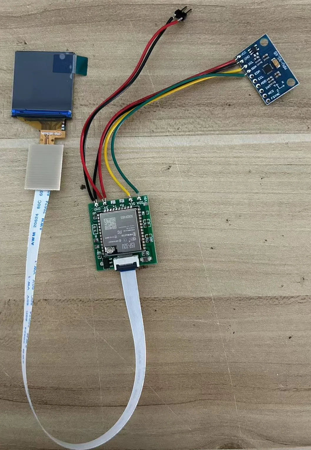 1.3 inch Display Screen RC Flight 4.8-5.2V Simulated Cockpit Instrument Panel Modified Accessory for Fixed-Wing Airplane Model