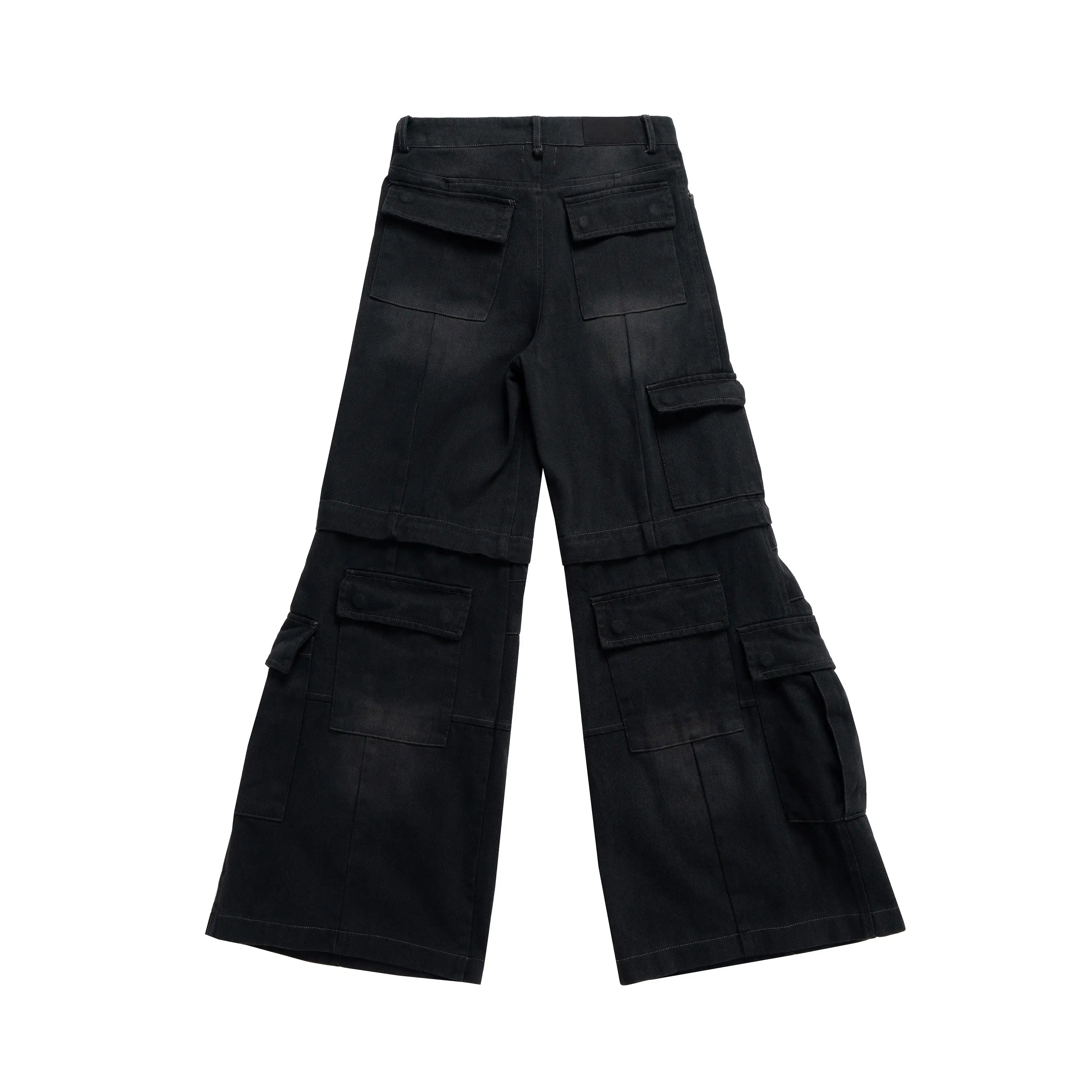 

Американские свободные брюки-карго в парижском стиле, расклешенные, молодежные, повседневные, длинные, осенние, утепленные, прямого кроя, рабочая одежда