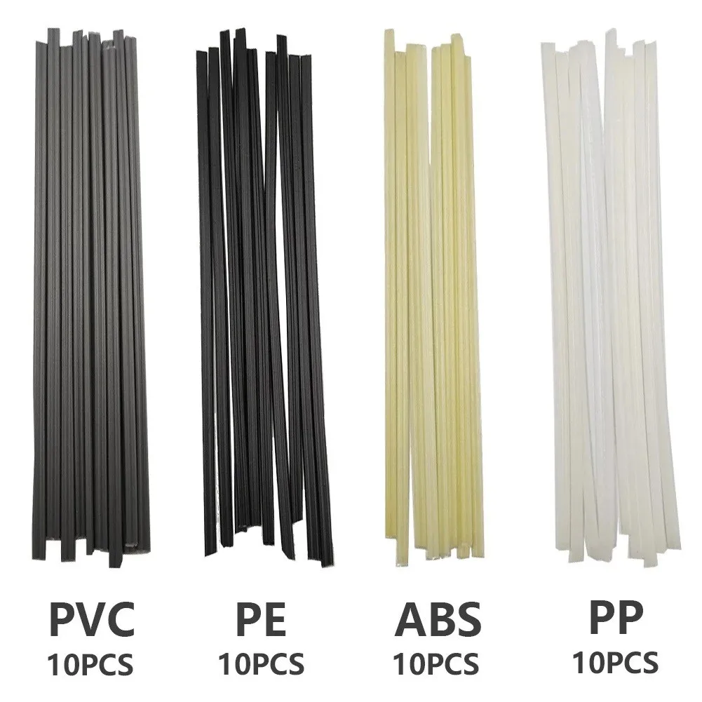 Diverse Applications 40PCS Reliable For Plastic Welding Rods Suitable for Multiple For Plastics Including ABS and PVC