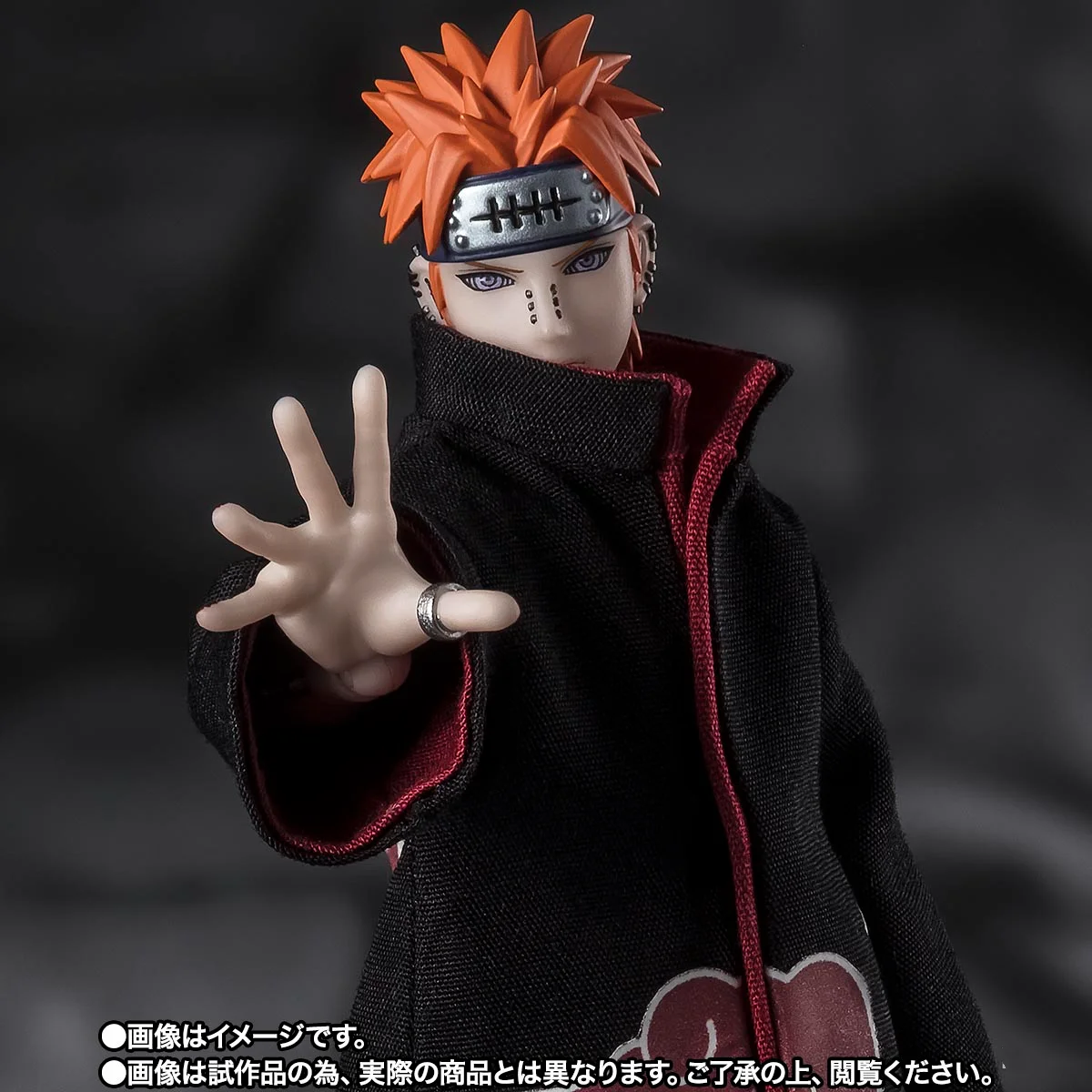 Original BANDAI S.H.Figuarts  NARUTO Shippuden Pain Nagato Way Anime Figure Toy PVC Model Collection Movable Doll GIft