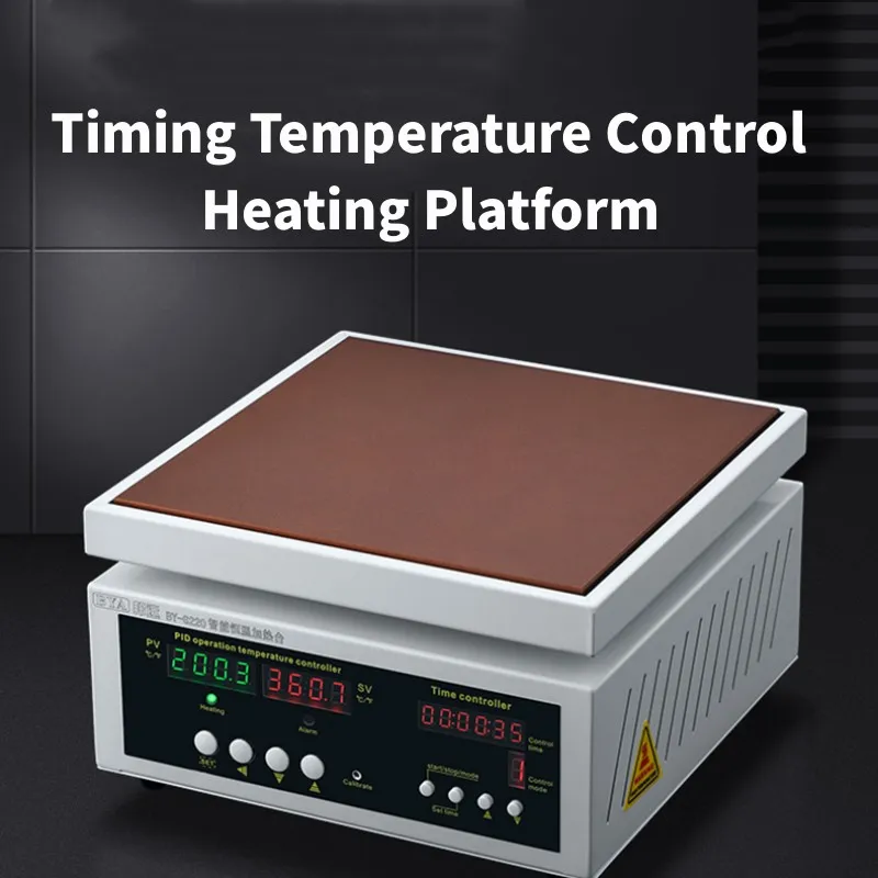 

S110 100x100mm Mini Preheating Station with Time Temperature Setting 350W 400℃ Heating Platform Replace Preheat Table Tool