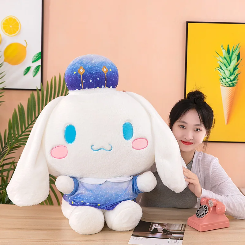 Sanurgente-Jouets mignons en peluche pour enfants, ciel étoilé, enna, animal en peluche, oreiller au beurre, cadeau de festival pour fille, décoration de la maison, chaud