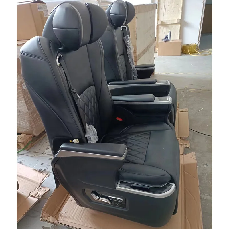 CustomizedAuto Conversion Interior Upgrading Accessories Cheap Luxury Pilot Seats For Sienna Alphard Limousines Van Seat