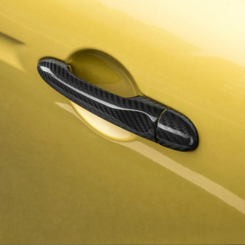 For Renault Alpine Vision A110 2017 2018 2019 2020 2021 Carbon Fiber Car Door Handle Cover Styling Accessories