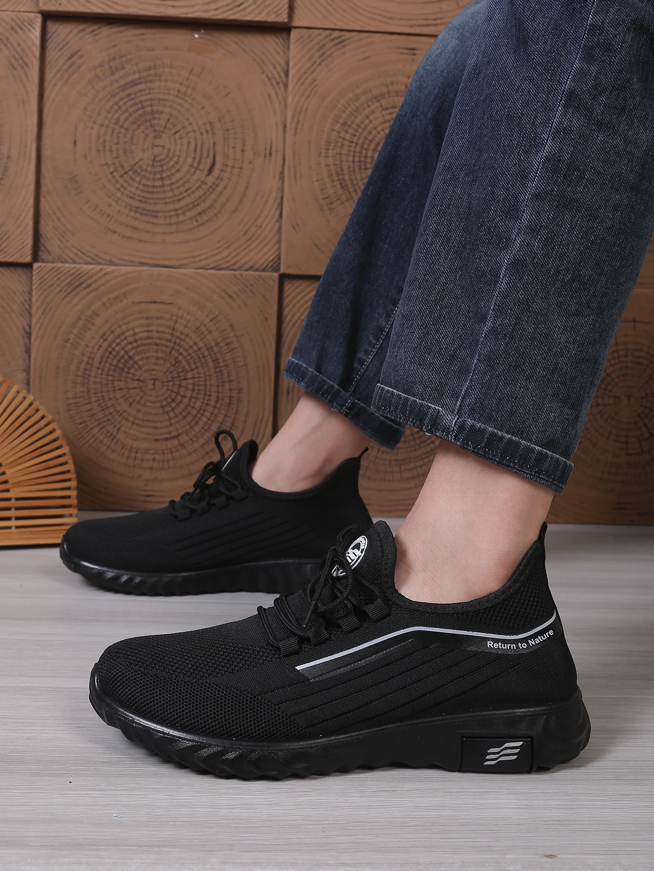 Atmungsaktive Herren-Freizeitschuhe, Vielseitige und Trendige Dad-Schuhe, Weichsohlige Einfache Herrenschuhe für Menschen Mittleren Alters – Detail 8