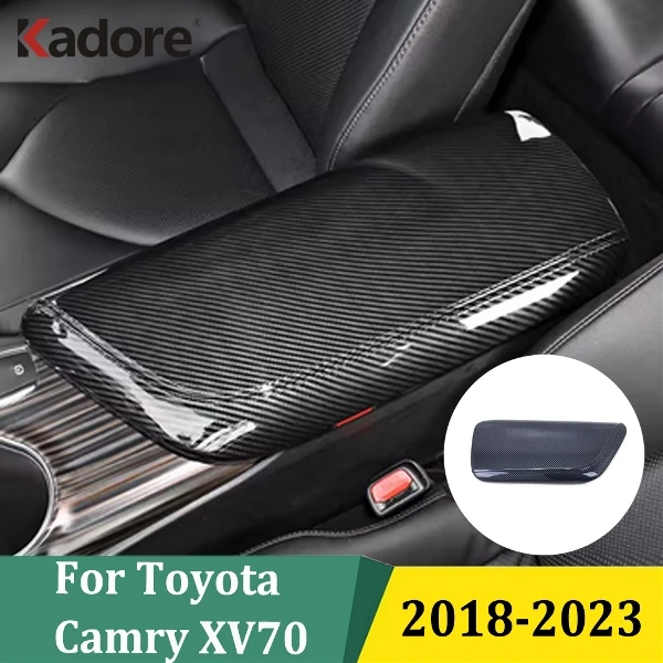 

For Toyota Camry 2018 2019 2020 2021 2022 2023 Glove Armrest Storage Box Cover Trim Car Interior Styling Accessories