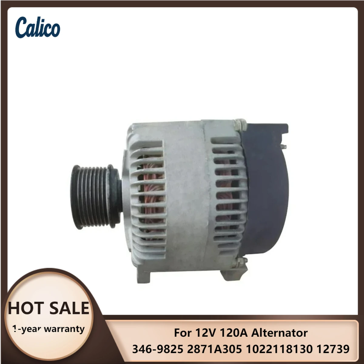 

High Cost-effectiveness Suitable for 12V 120A Alternator 346-9825 2871A305 1022118130 12739