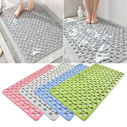 Shower Mat Extra Large Bath Non Slip Porous Kitchen Bathtub Strong Suction Anti-Mold TPE Pad Shower Mat