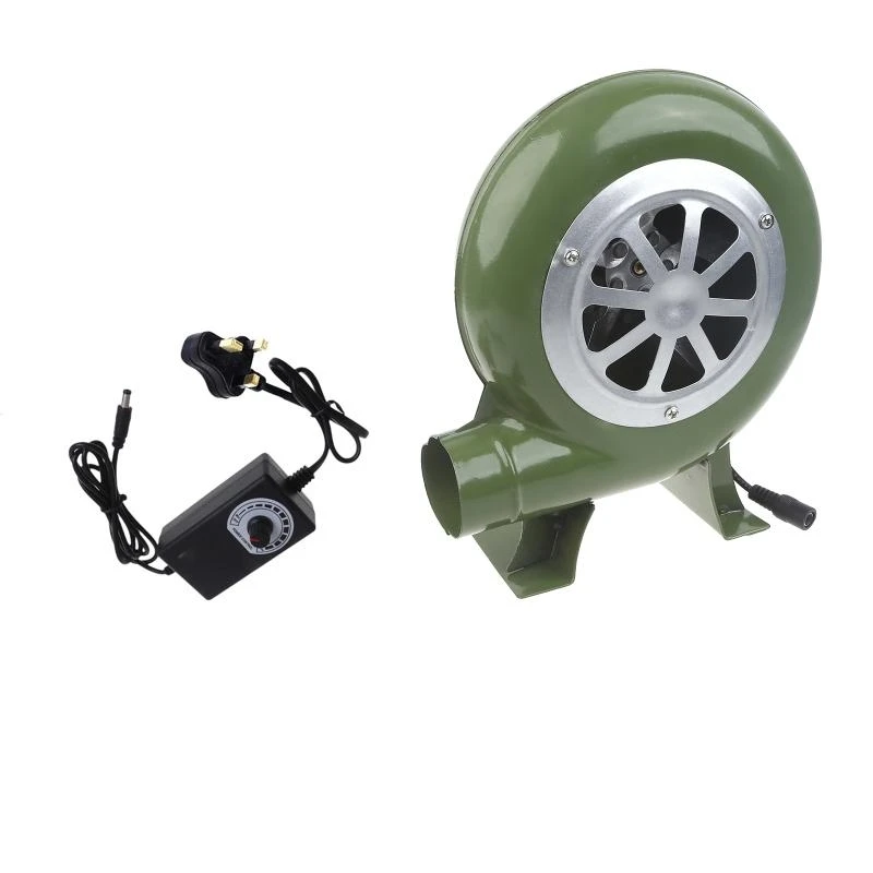 

BBQ Barbecue Fan Portable Air Blower AC100-240V 2900R Adjustable UK Adapter