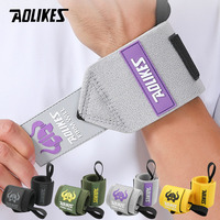 AOLIKES 1 Pair Wrist Support Fitness Wristbands For Protect Wrist During GYM Workouts Ideal for Intense Bench Press Deadlift