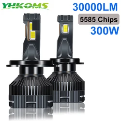 YHKOMS H4 Canbus H7 LED H1 H8 H9 H11 9005 9006 HB3 HB4 9012 Car LED Headlight Bulb 300W 30000LM Auto Light Lamp 6000K 12V
