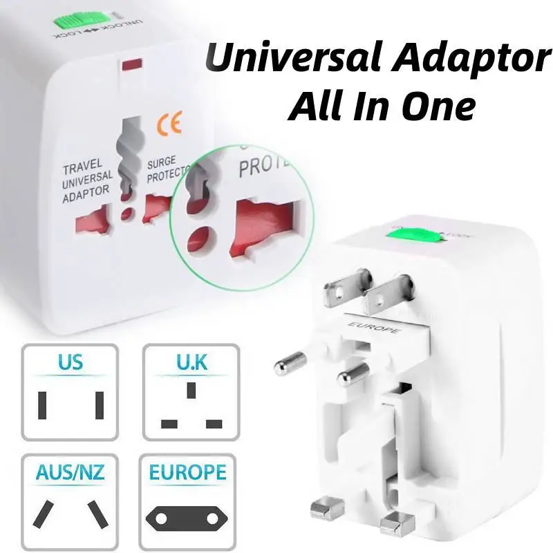 Universal Multi Adapter Sockets AC Conversion Socket Power Plug Smart Charger Adaptor AU UK US EU Multi Plug Converter Universal