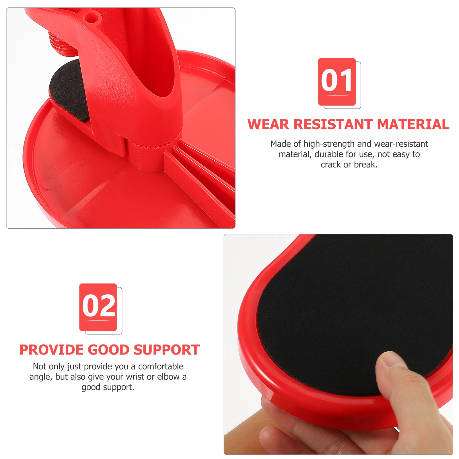 

Ergonomic Mouse Pad Wrist Rest Desk Arm Elbow Support Keyboard Hand Office Computer Rubber Pad High Strength Material