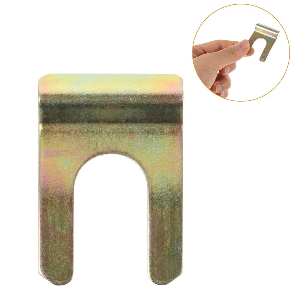 

6pcs U-Shaped Brake Line Clamps Iron Positioning Clips Metal Fasteners For Oil Pipe Automotive Hose Durable Clamp Pipe Bracket