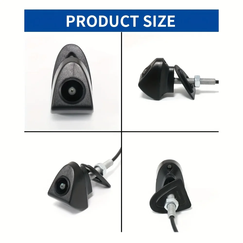 Front View Camera Embedded for Toyo-ta - 480P HD Resolution, Easy Installation, Collision Prevention |  Durable  Build