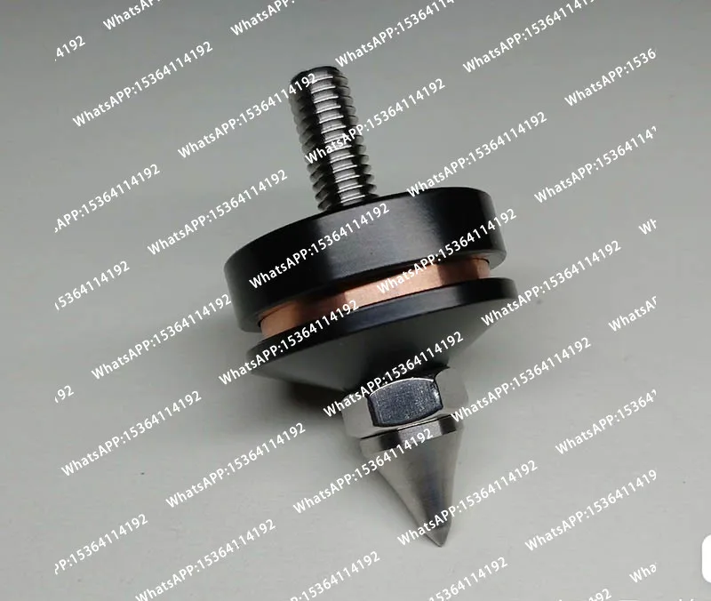 3/4pcs HiFi Audio Copper + Stainless Steel + Cast Iron Speaker Amplifier Rack Stand Isolation Damping Feet Pad Nail Shock Spikes