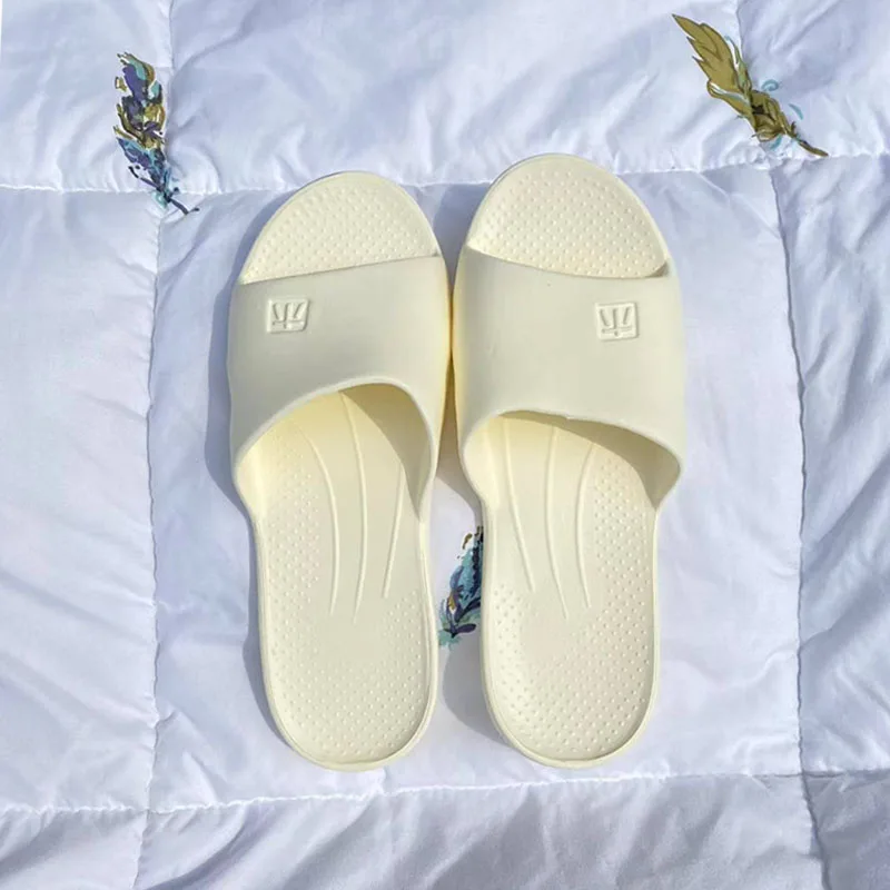 Summer New Foldable Home fashion Slippers Hotel Travel Portable Slides Non-Slip Bathing House Guest Use Men\'s Women\'s Flat Shoes