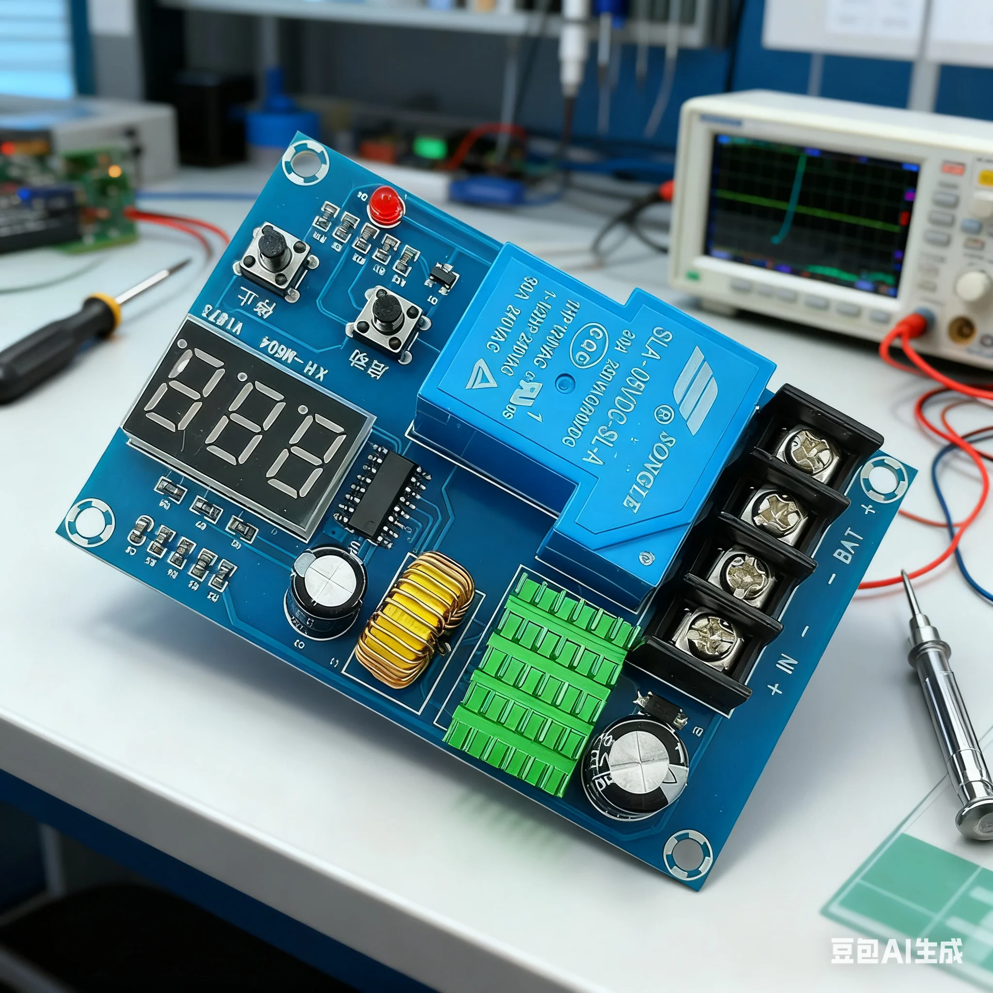 

XH-M604 30A Digital Universal Charging Control Module - Battery Management System for Lithium Batteries DC 6-60V 48V