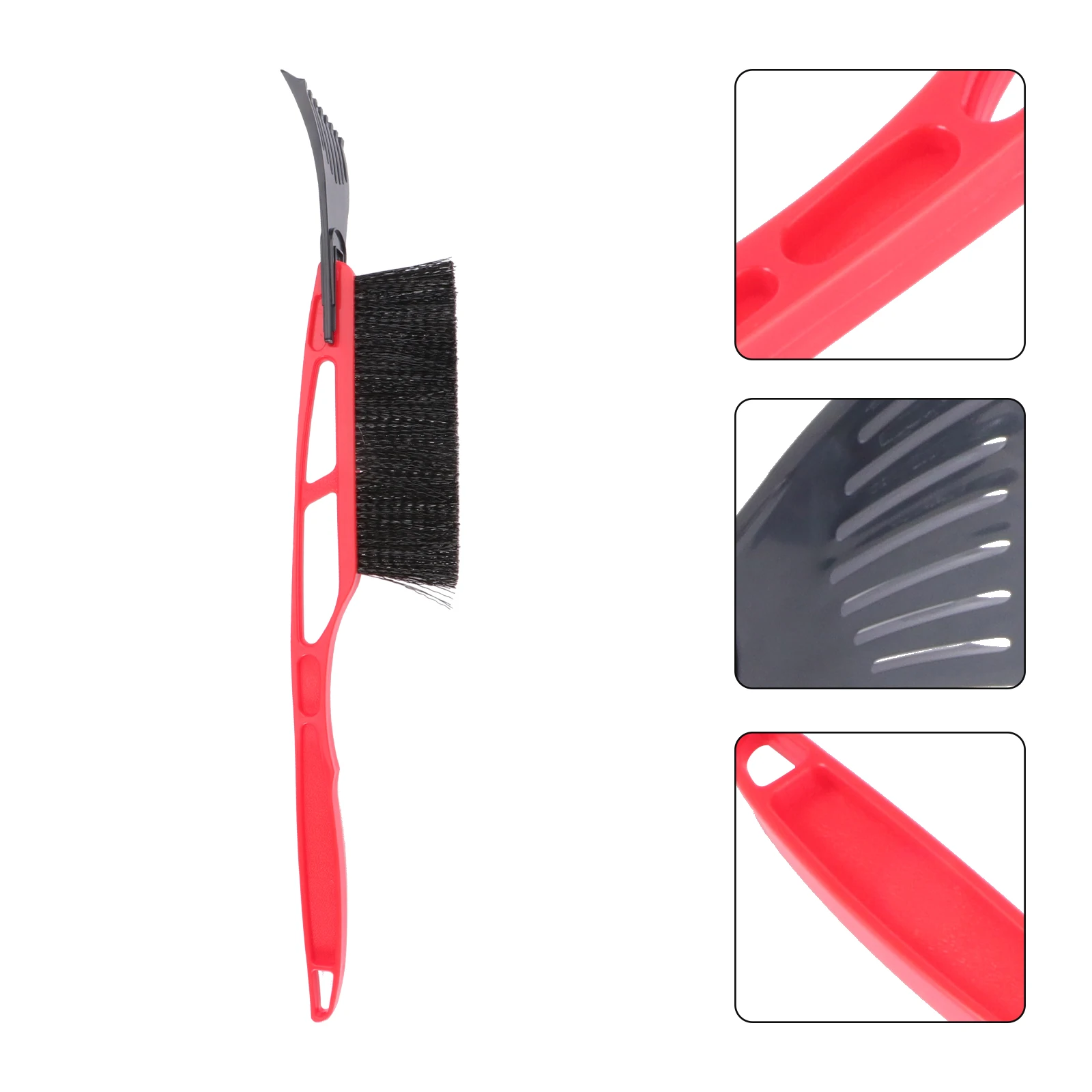 

1pcs Multifunctional Snow Shovel Car De-ice Scraper Heavy Duty Ice Brush Windshield Snow Remover Dual Purpose ABS High for All