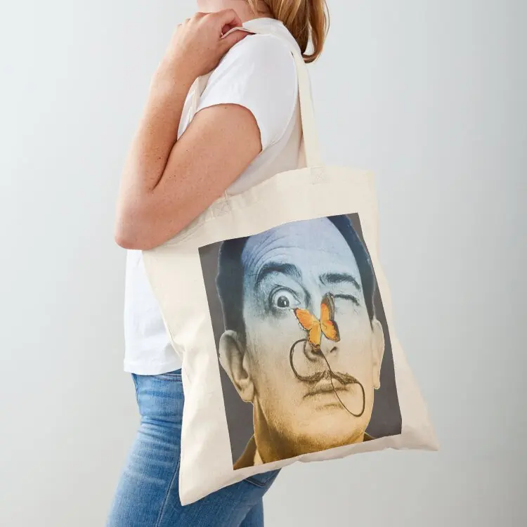 

Salvador Dali butterfly man Tote Bag Woman shopper bag Large bags for women Gift bags Canvas bag for women