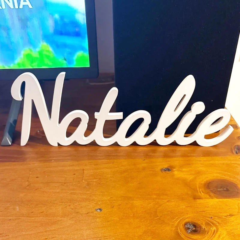 Custom Wooden Boy Girl Name Sign with Glowing in the dark Star Baby Name Signs Nursery Sign Kids Room Décor Signs Starry Night