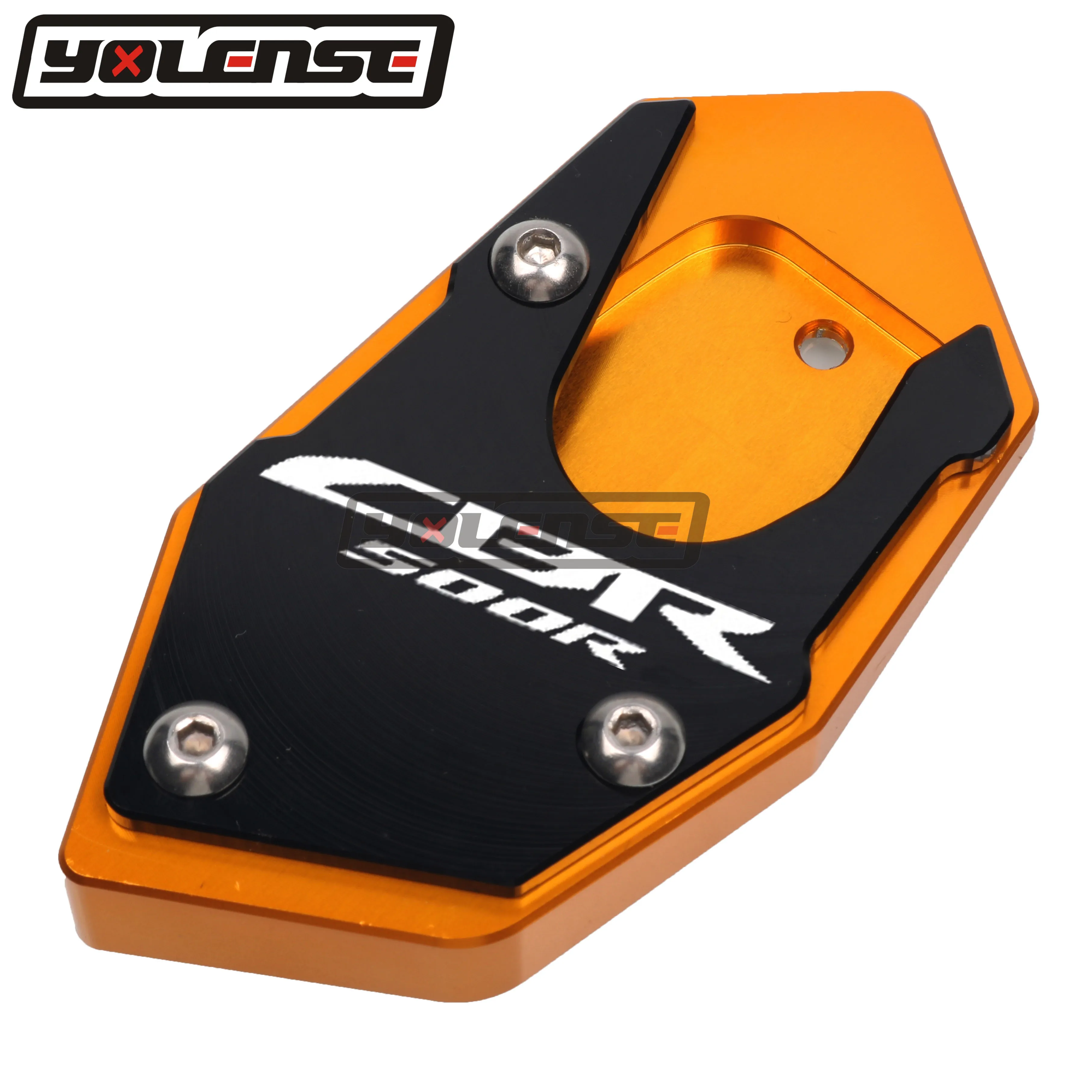 For HONDA CB500X CB400X CBR500R CBR 500R Motorcycle CNC Kickstand Foot Side Stand Extension Pad Support Plate Enlarge Stand
