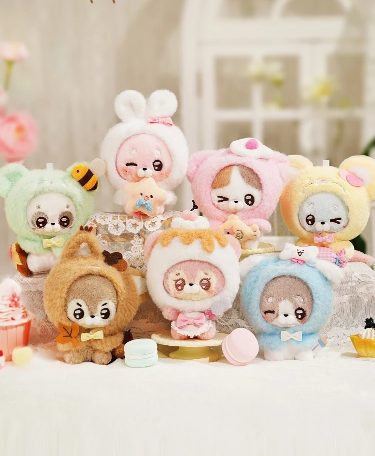 

Очаровательная кукла-игрушка, плюшевая глухая коробка, модное украшение для рабочего стола, милая фигурка, праздничный подарок, маленькая ниша, подвесной орнамент Handspupu