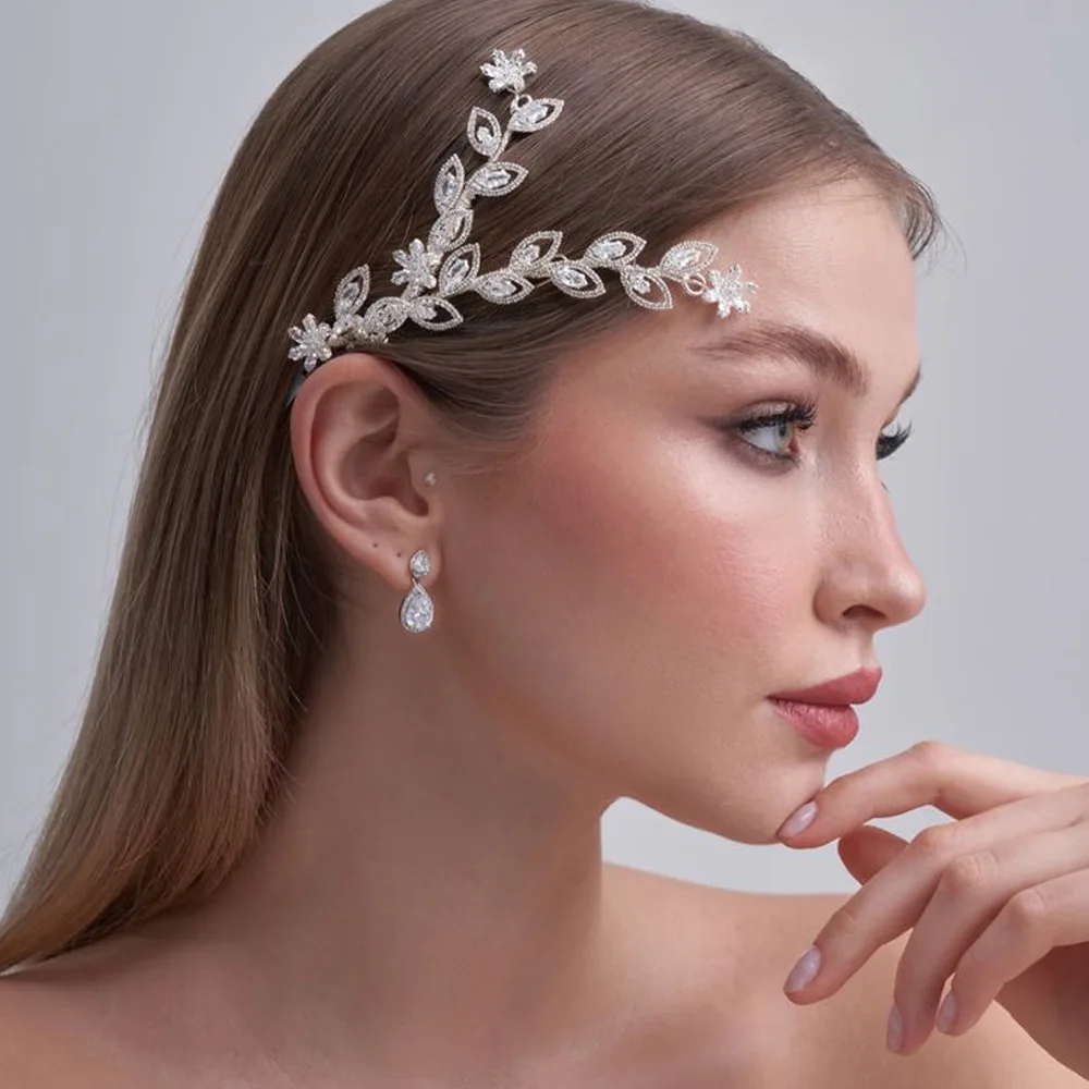 

Листочка для волос, женская Mori, сладкая расческа со стразами, свадебные банкетные аксессуары, головные уборы