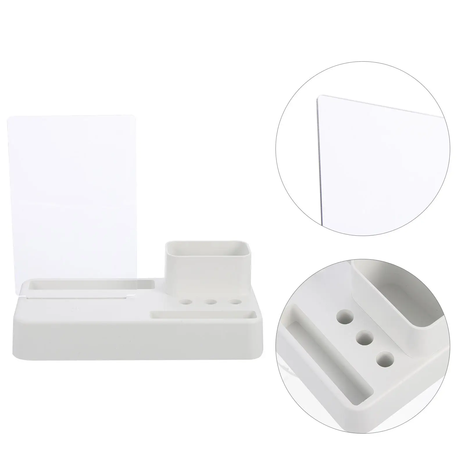 

Acrylic Desktop Message Board Transparent Whiteboard Erasable Memo Board for Home Office School Classroom Writing