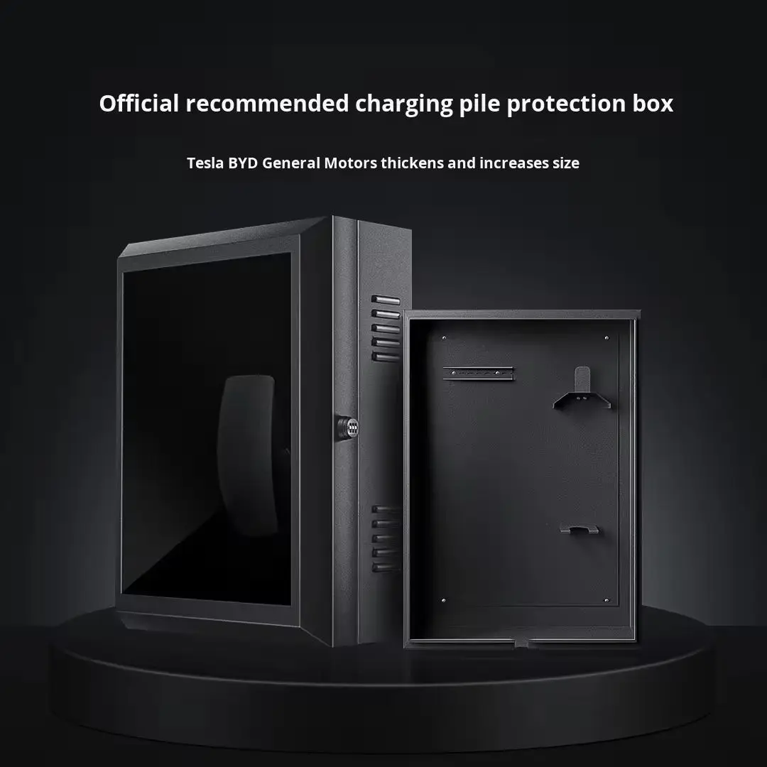 Wholesale Charging Station Box Floor Stand Steel Column EV Charging Station Pillar Stand Car Charging Pile Enclosure Cabinet - view 3
