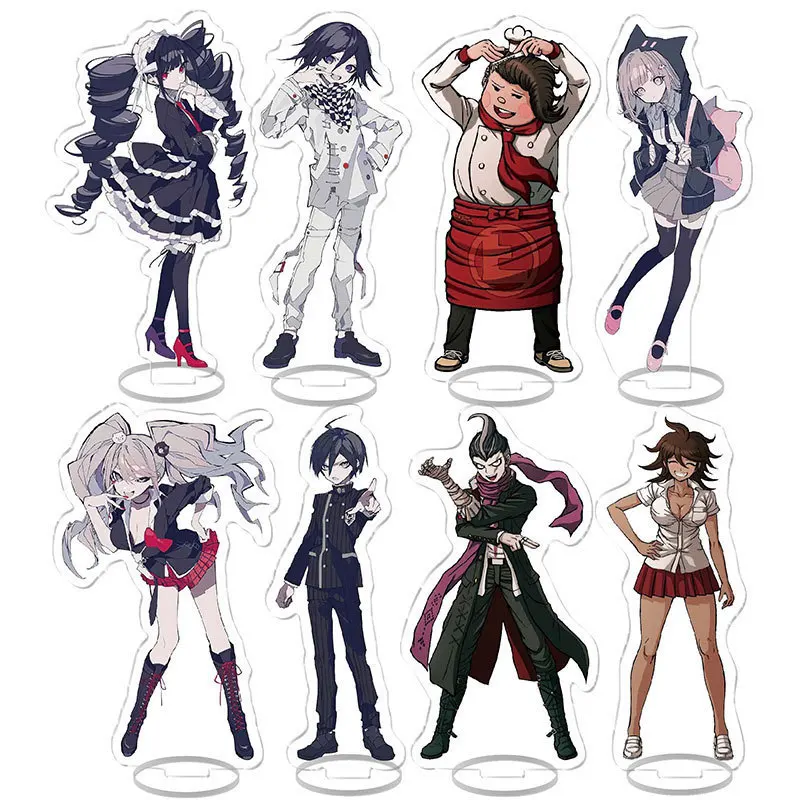 Danganronpa V3 Naegi Makoto Komaeda Nagito Oma Kokichi Akamatsu Kaede Monokuma Cosplay Acrylic Stand Model Figure Desk Display