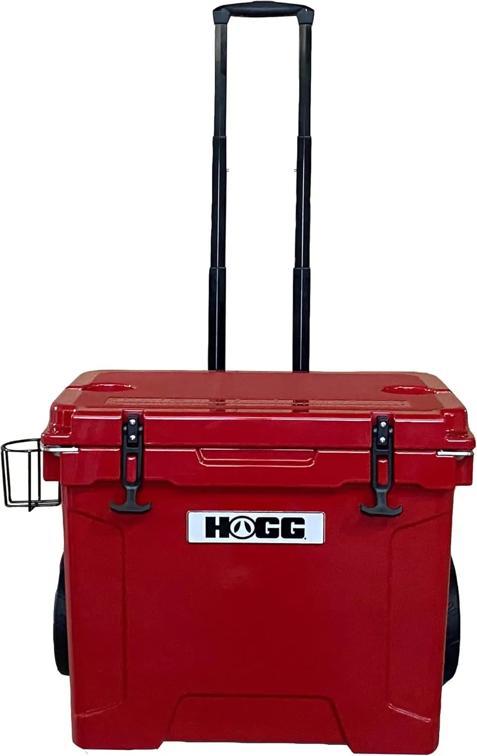 Hogg Insulated Cooler with Wheels, Hard Cooler with Bottle Opener and Fish Ruler, Water Cooler Ice Chest with Wheels and Handle,