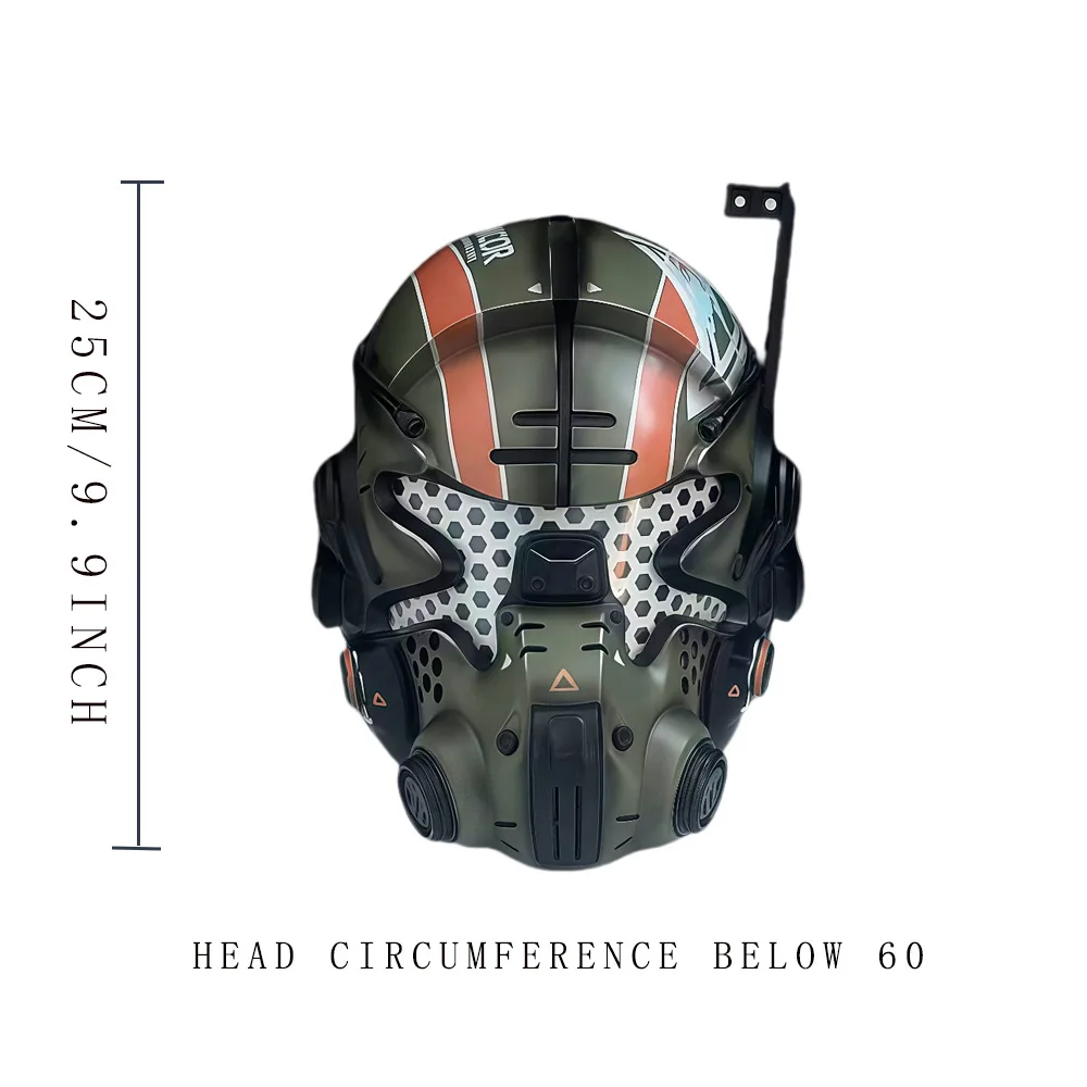 Titanfall 2 jack cooper led lighe máscaras cosplay capacetes traje de halloween para homem adulto máscara facial masquerade carnaval festa prop