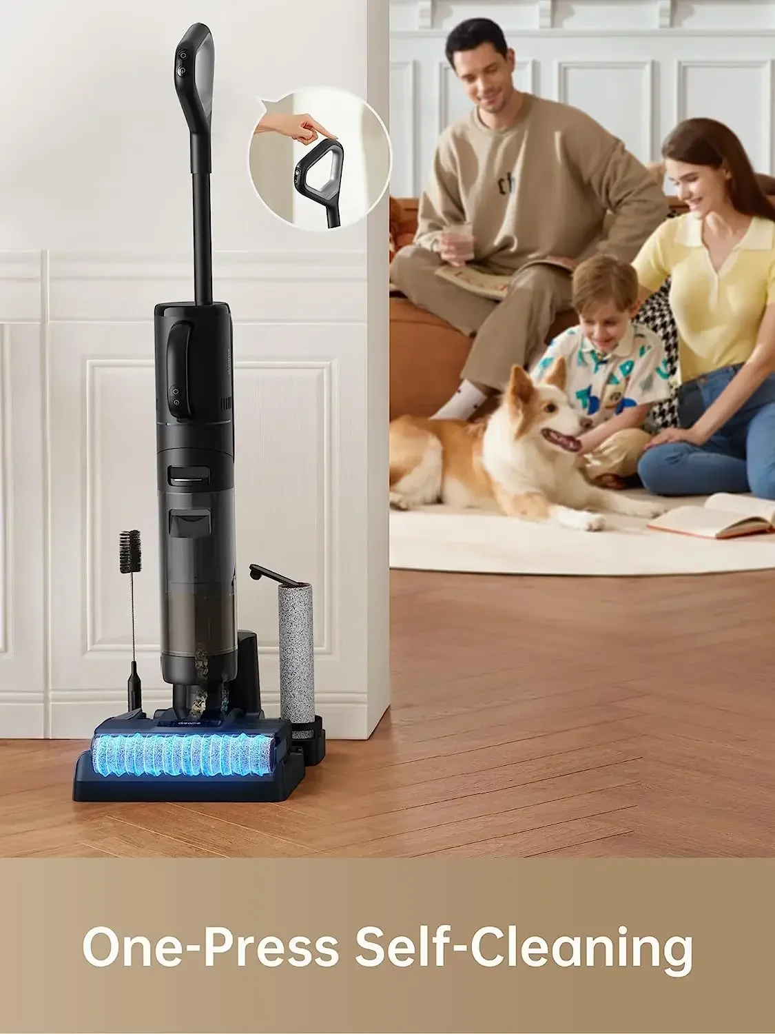 Dreame M13 Beta Smart Wet Dry Vacuum, Floor Cleaner Mop Combo 4-in-1 Cordless Vacuum with Hot Air Drying Same As Dreame H12 Dual