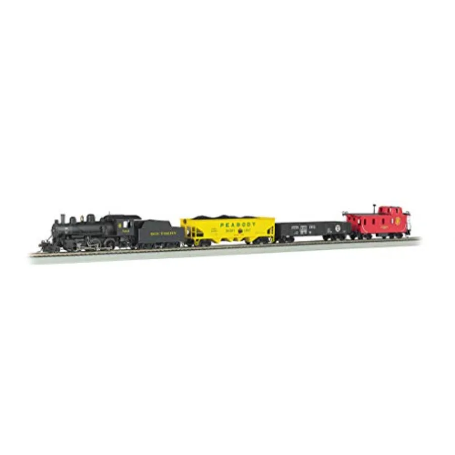 

HO Scale electric train set for model railroading ABS plastic body in blue and gray with DCC sound and ready-to-run functionali