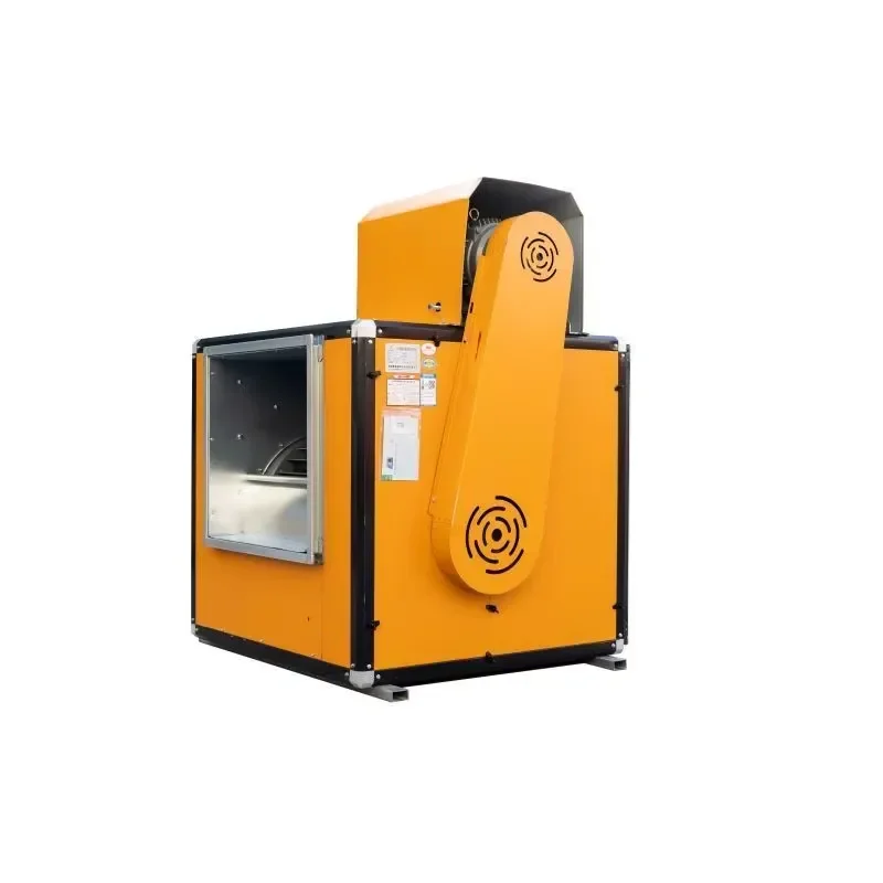 High Efficiency Iron Smoke Exhaust Centrifugal Fan 380V AC Motor Free Standing Mounting ODM/OEM Customizable Design Options