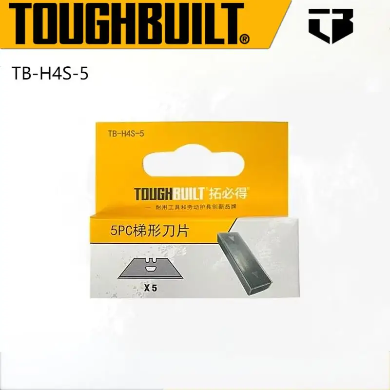 TOUGHBUILT TB-H4S30-80/TB-H4S-5/TB-H4N-5 30-pack Utility Knife Blades Cowhorn Blades Trapezoidal Blades