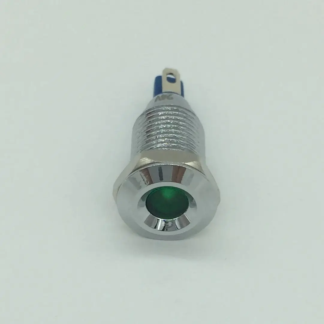 Indicatore luminoso di segnalazione in metallo Zusen da 10 mm IP65