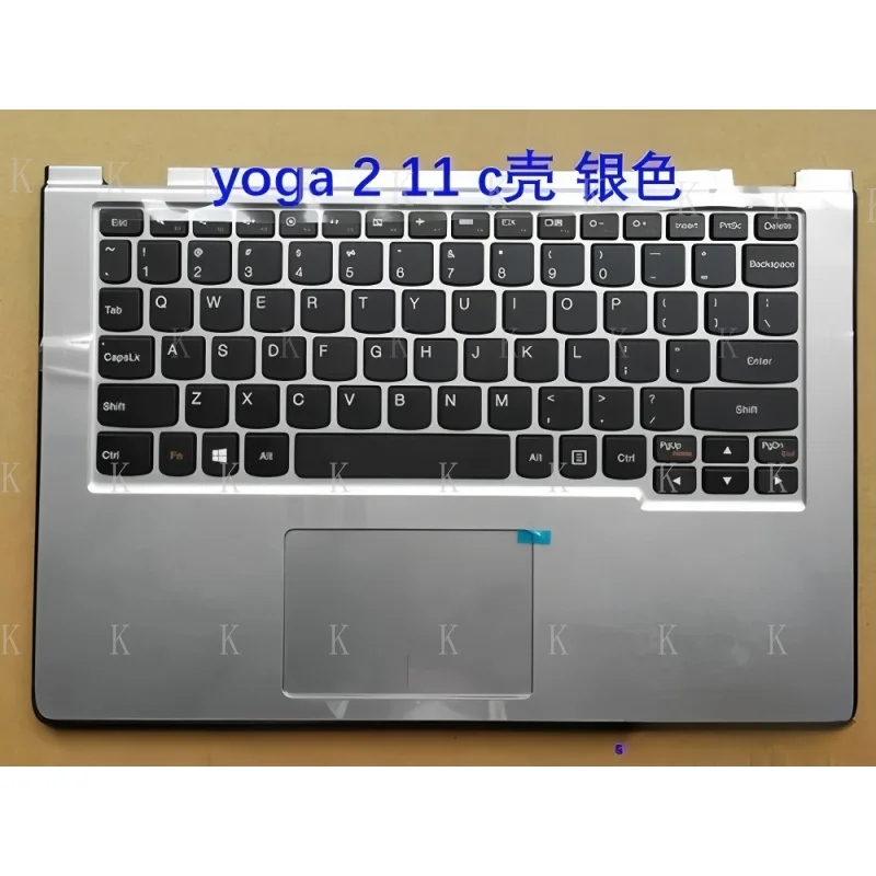 C Palmrest مع لوحة اللمس للوحة المفاتيح 5CB0G89377 لجهاز Lenovo YOGA2 YOGA 2-11 فضي #2