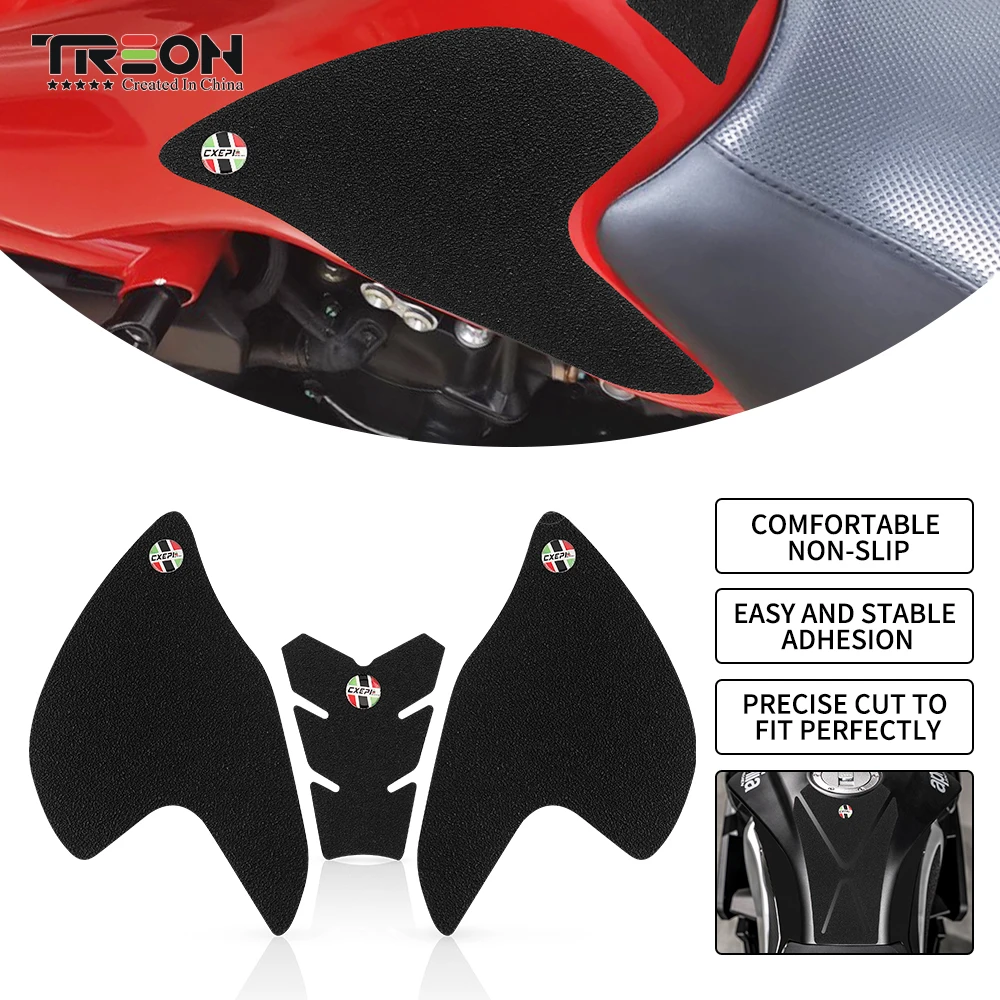 For DUCATI MONSTER 821 monster821 2015-2020 Motorcycle Sticker Anti slip Fuel Tank Pad Decal Side Gas Knee Grip Traction Pads