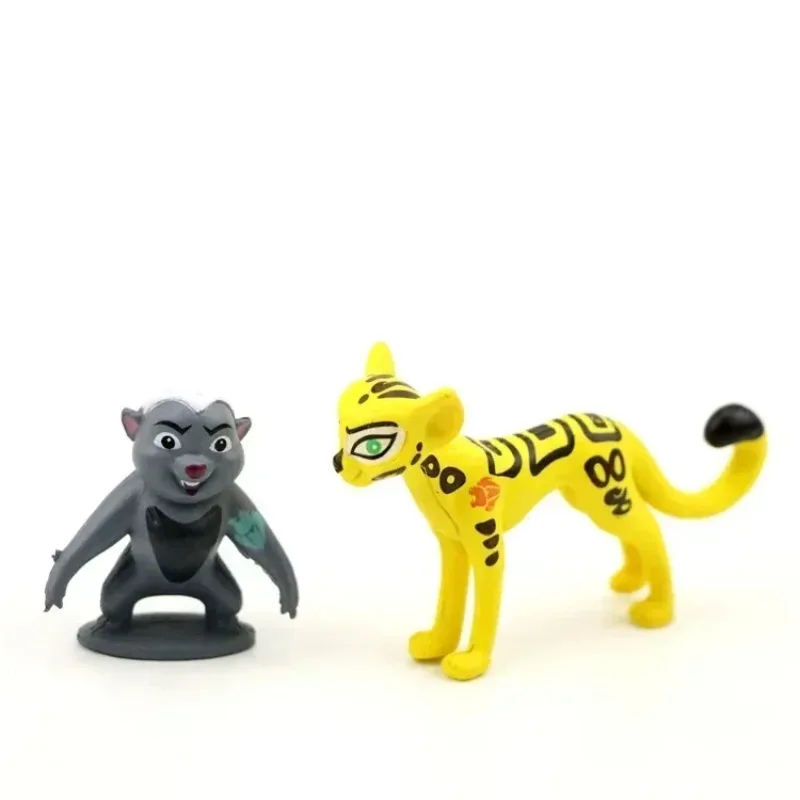 12 unids/lote Rey León Simba Mufasa Kiara Pumba Timon Rafiki figuras de PVC estatua muñecas juguete de modelos coleccionables niños regalo de bebé