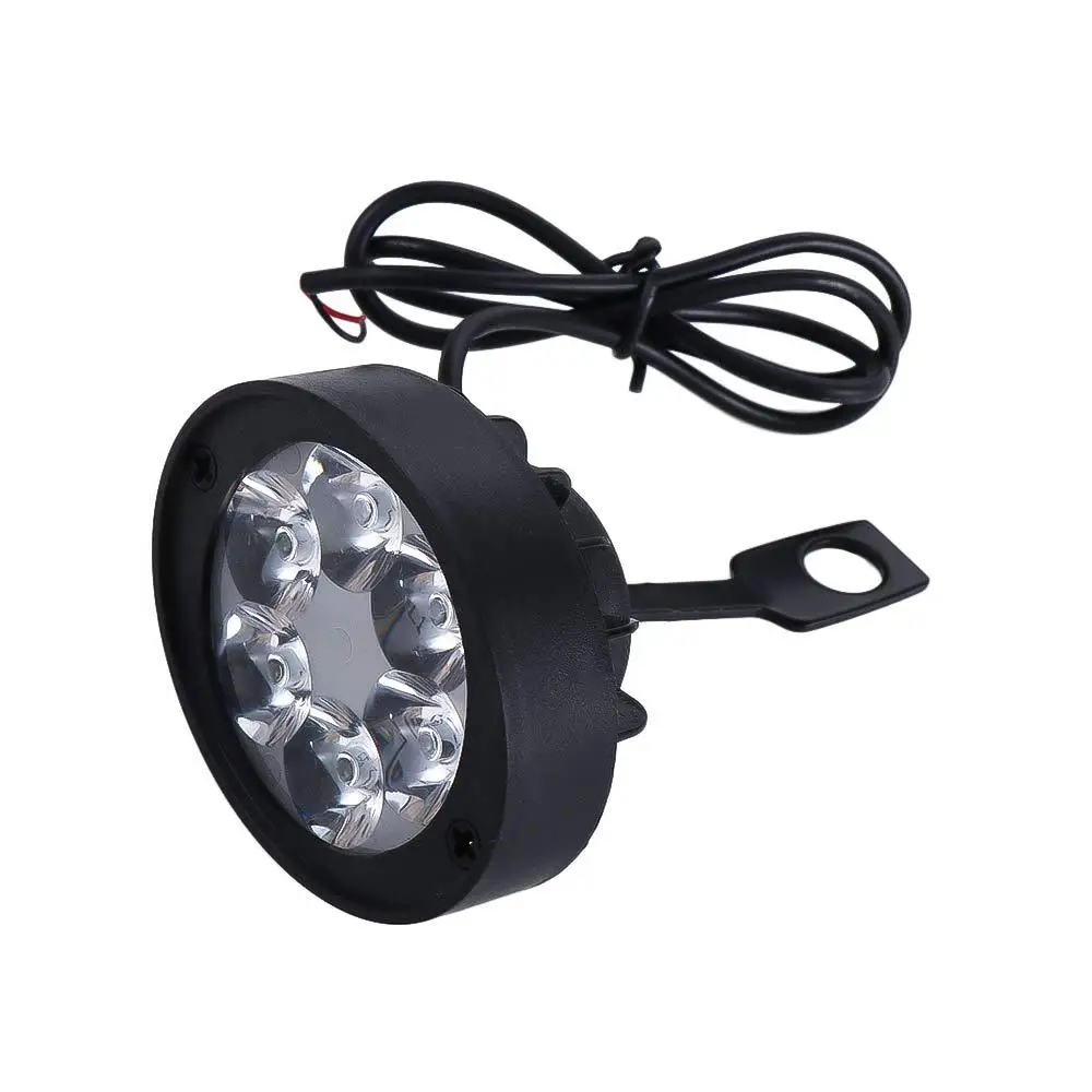 LED Headlamp Motorbikes Rear Mirror Spotlights Front Head Lamp Motorcycle Headlight Fog Light Driving Lights Scooters Spotlight