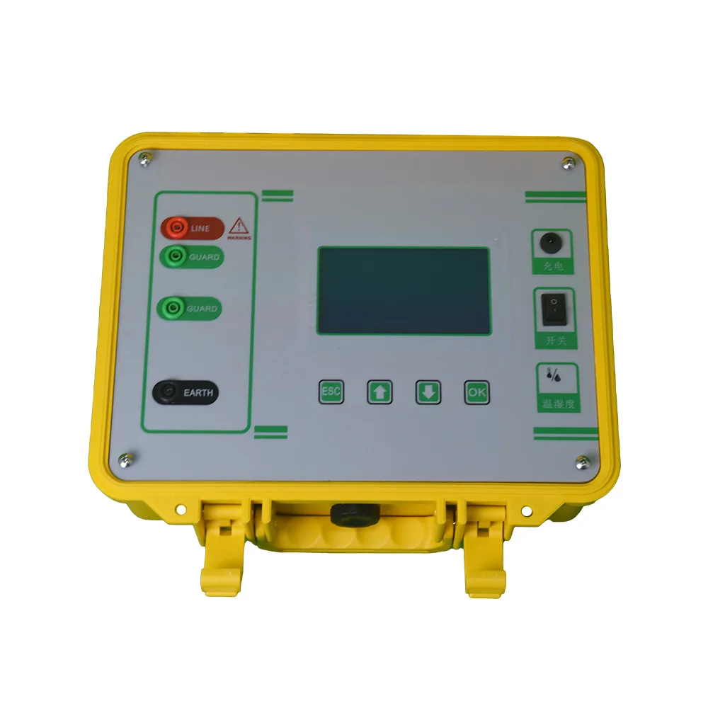 JH3128 LCD Display 10kv Megameter High Voltage Megohmmeter Insulation Resistance Test Mega Meter Insulation Resistance Tester