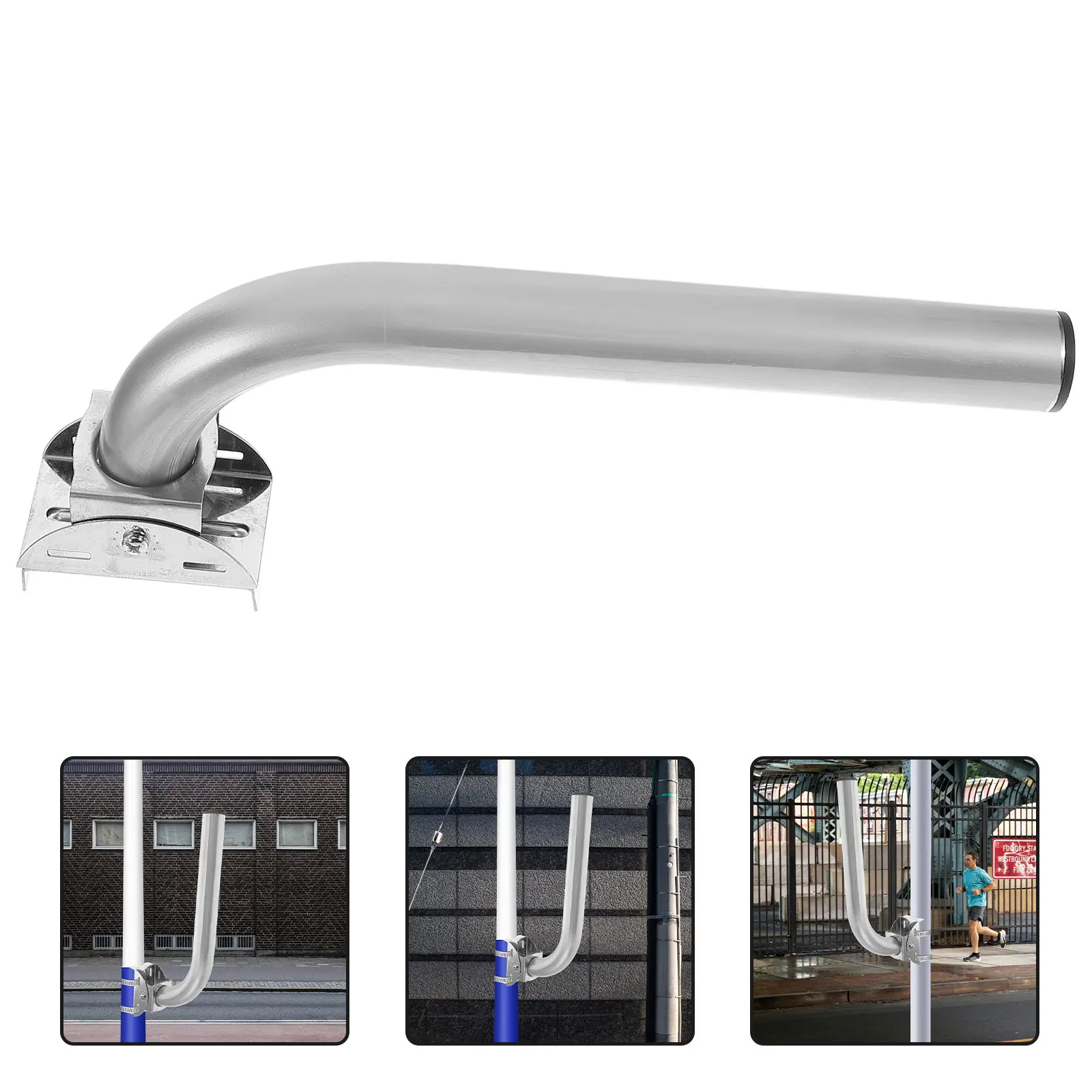 Heavy Duty Universal Wireless Bridge Bracket Mount Stainless Steel Outdoor Pole Wall Mount Radio Antenna and Access